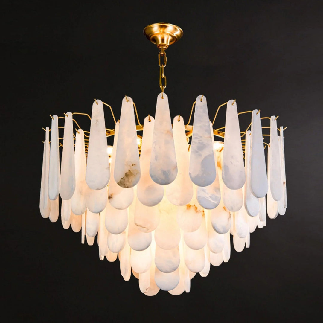 Leon Alabaster Chandelier 12