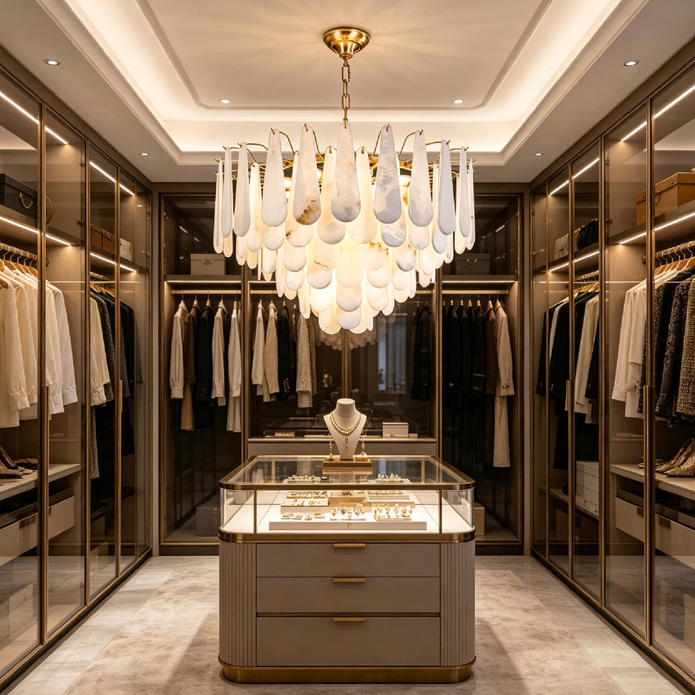 Leon Alabaster Chandelier 3