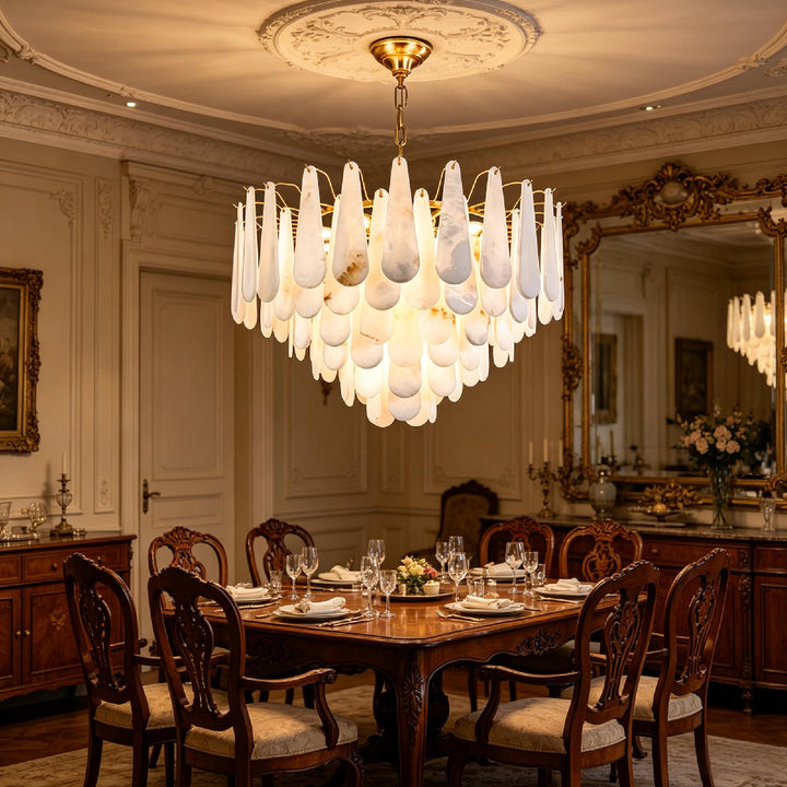 Leon Alabaster Chandelier 4