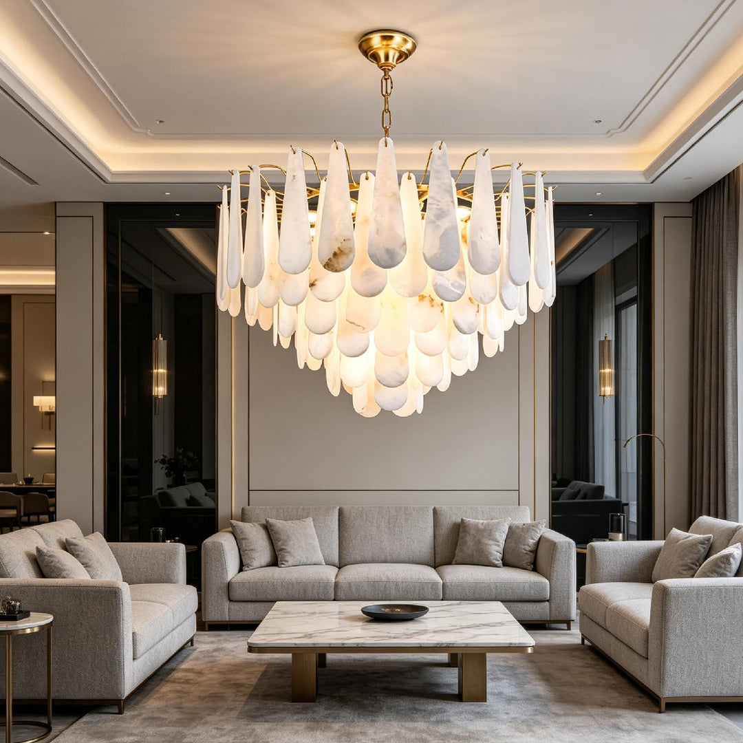 Leon Alabaster Chandelier 5