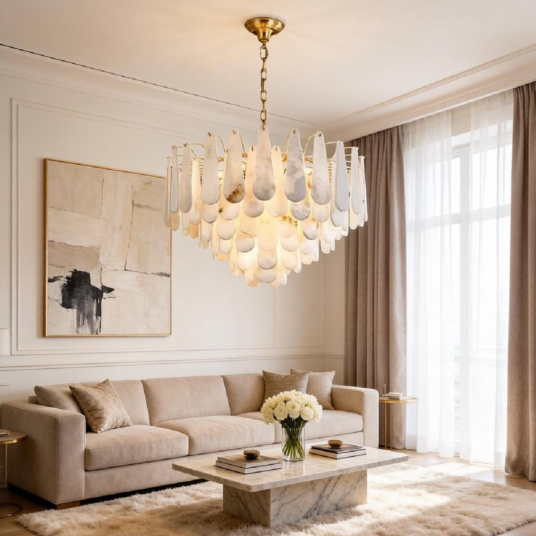 Leon Alabaster Chandelier