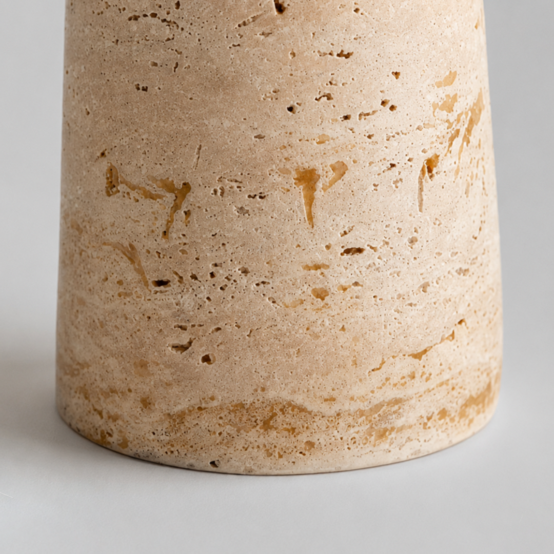Leravune Travertine Glass Table Lamp 9