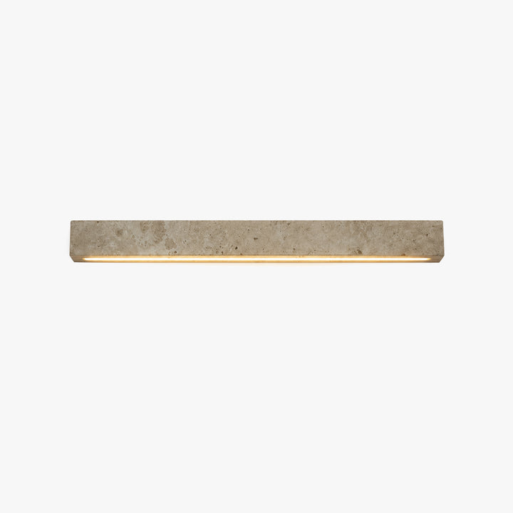 Lervane Travertine Linear Wall Lamp 8