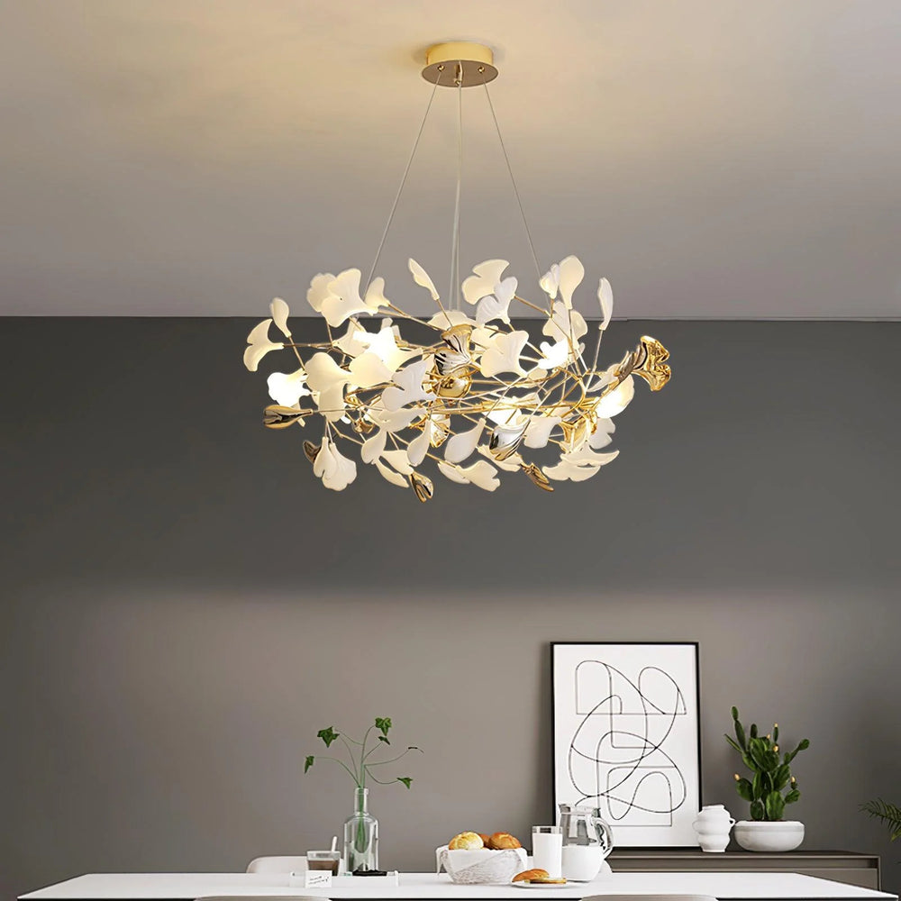 Leto Gingko Chandelier 12