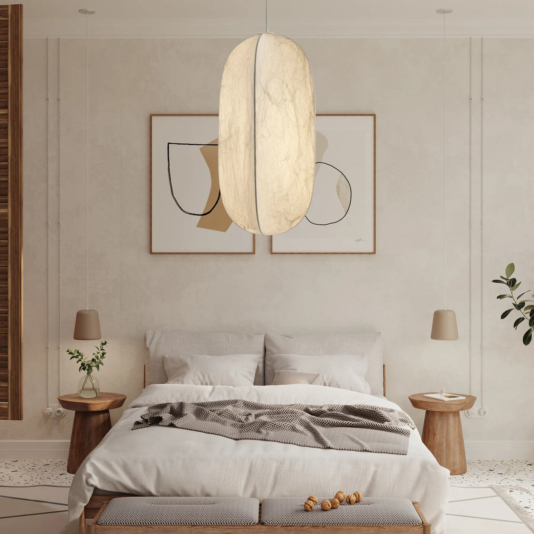 Lilian Silk Sphere Pendant Lamp 10