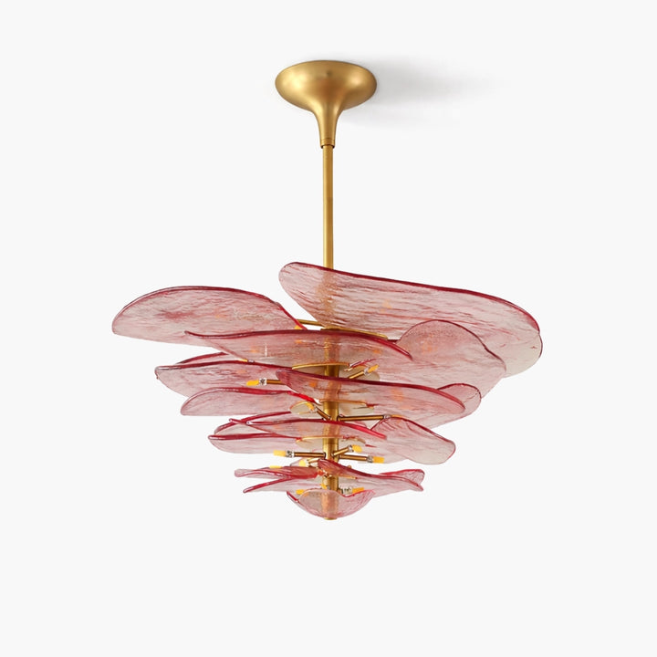 Lilypad Glass Chandelier 1