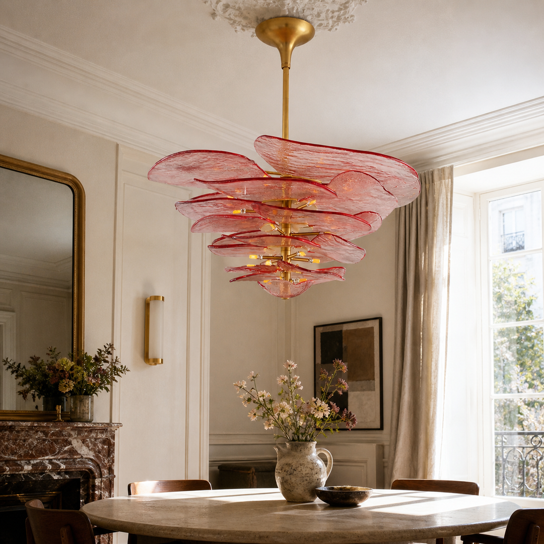 Lilypad Glass Chandelier 13