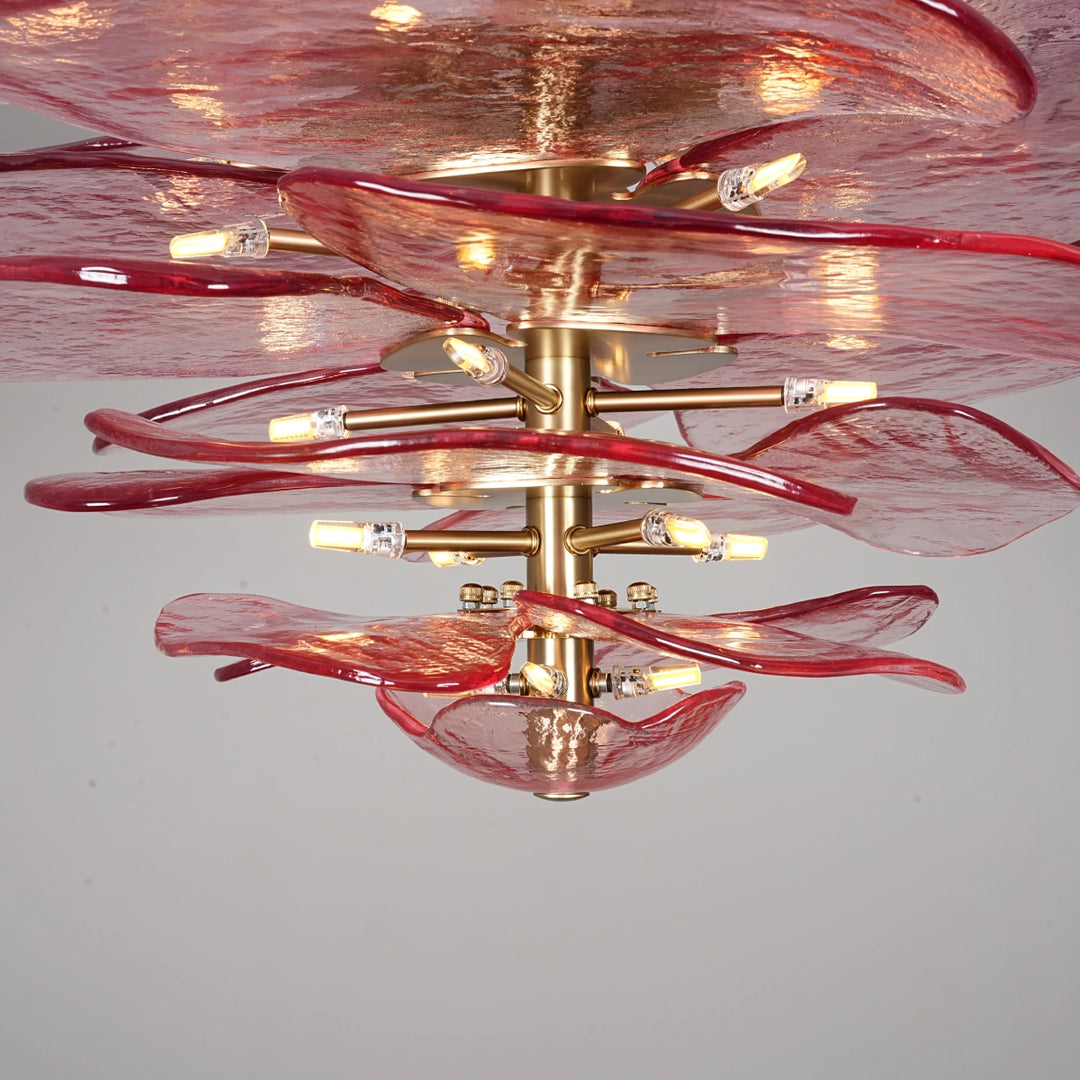 Lilypad Glass Chandelier 2