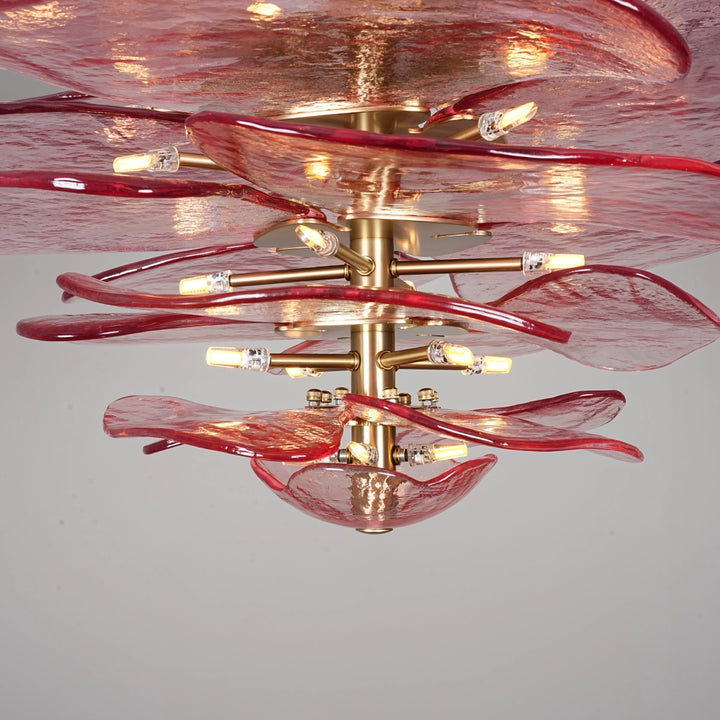 Lilypad Glass Chandelier 2