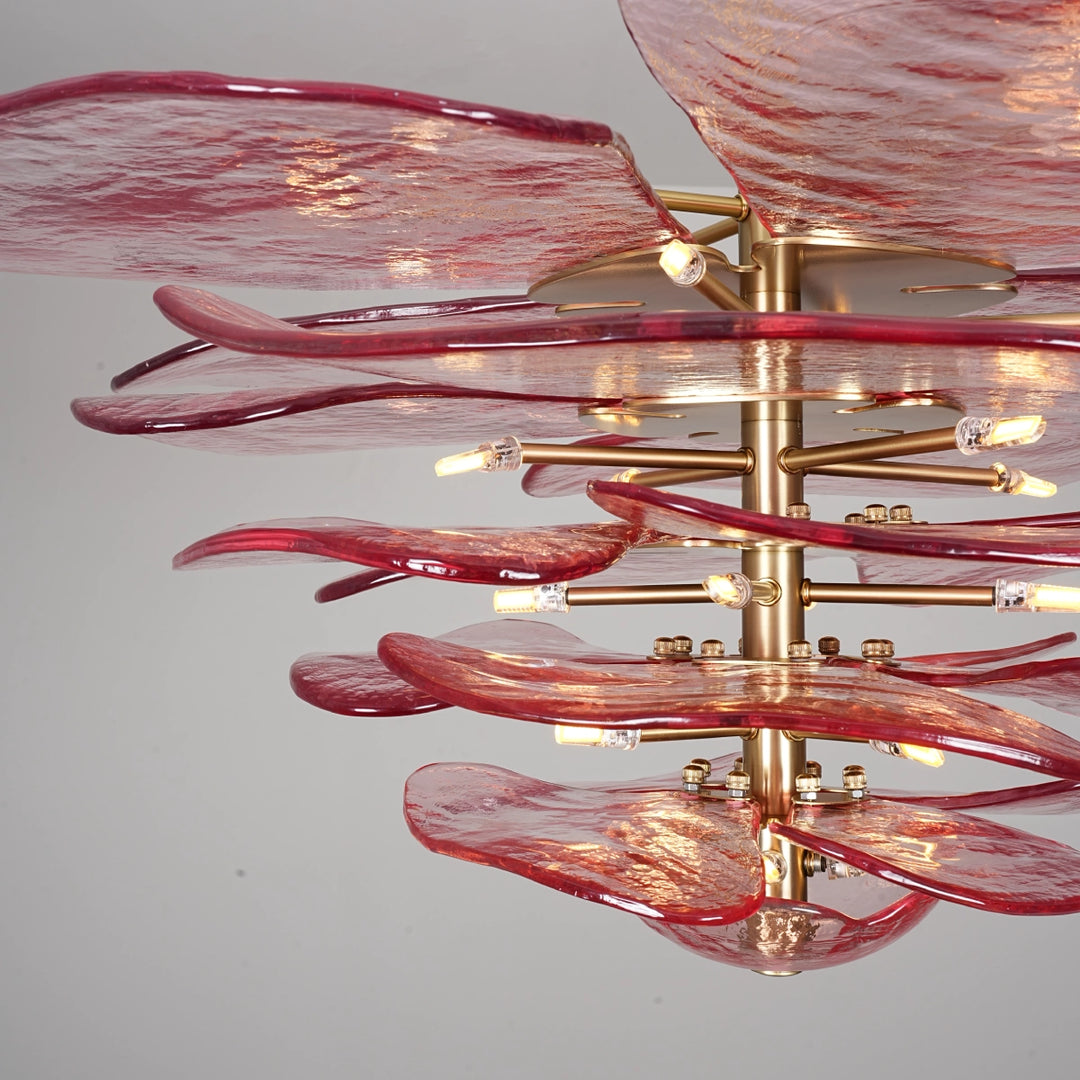 Lilypad Glass Chandelier 3