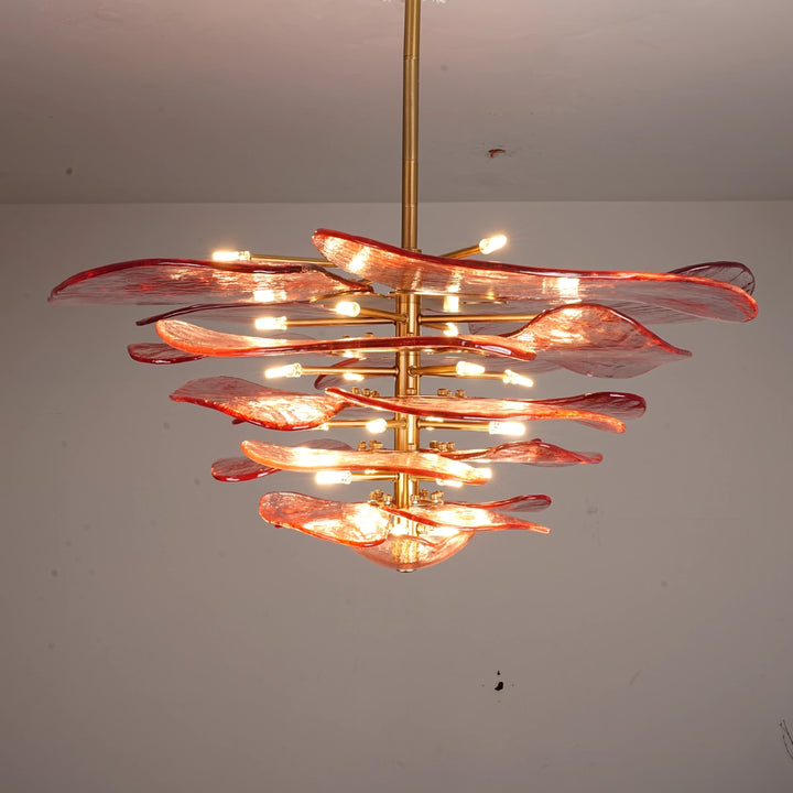Lilypad Glass Chandelier 5