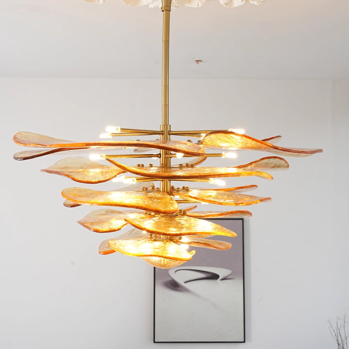 Lilypad Glass Chandelier 7