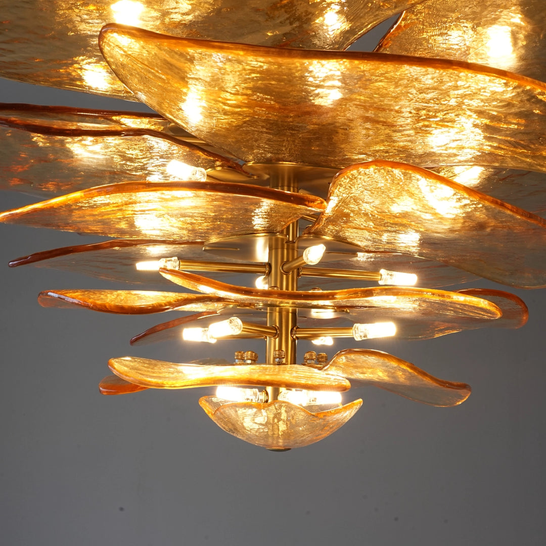 Lilypad Glass Chandelier 8