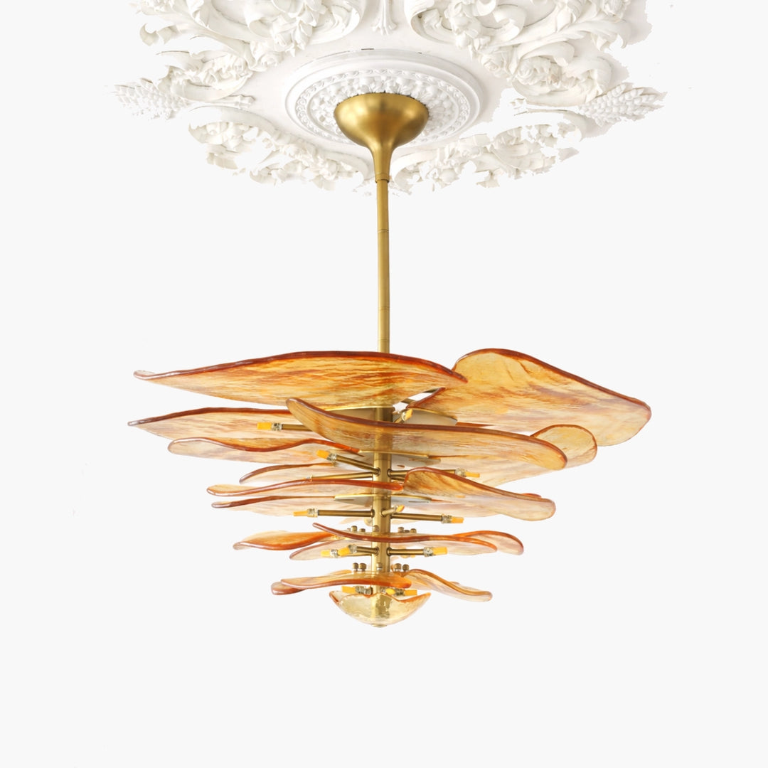 Lilypad Glass Chandelier 9