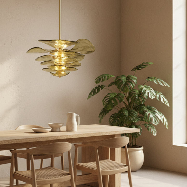 Lilypad Murano Glass Chandelier