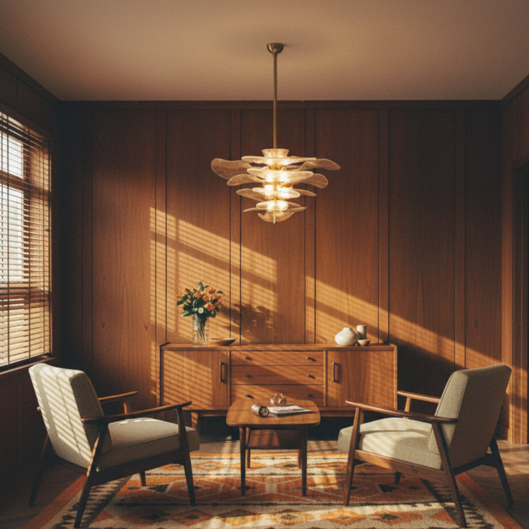 Lilypad Murano Glass Chandelier