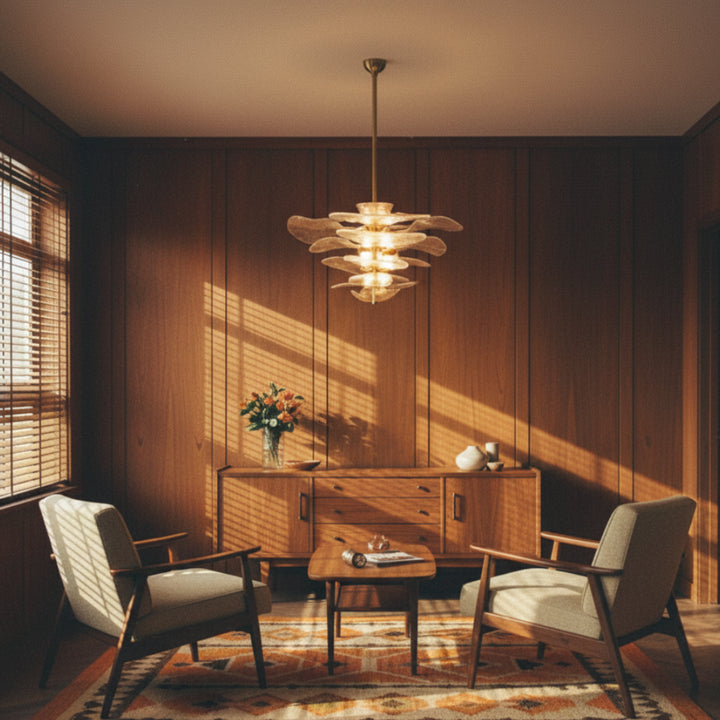 Lilypad Murano Glass Chandelier