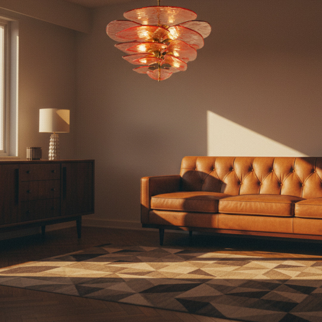 Lilypad Murano Glass Chandelier