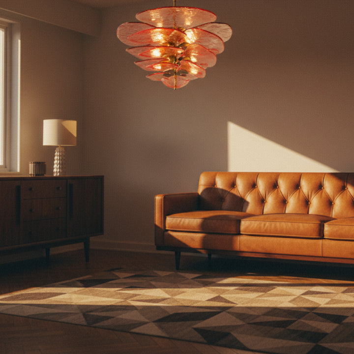 Lilypad Murano Glass Chandelier