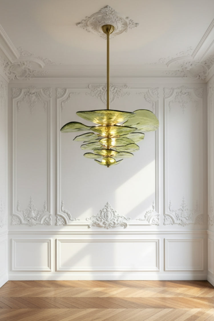 Lilypad Murano Glass Chandelier