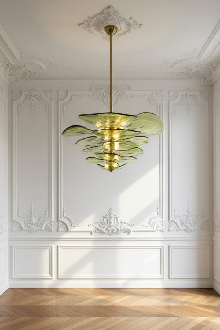 Lilypad Murano Glass Chandelier