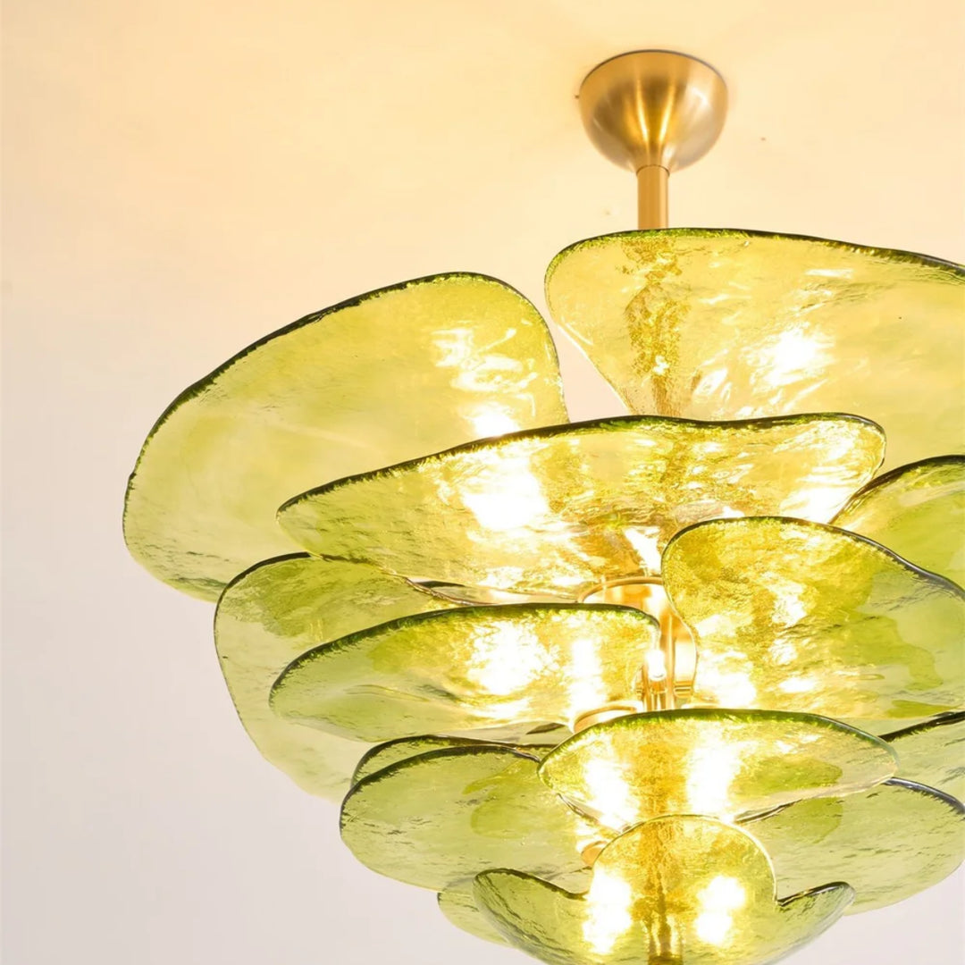 Lilypad Murano Glass Chandelier