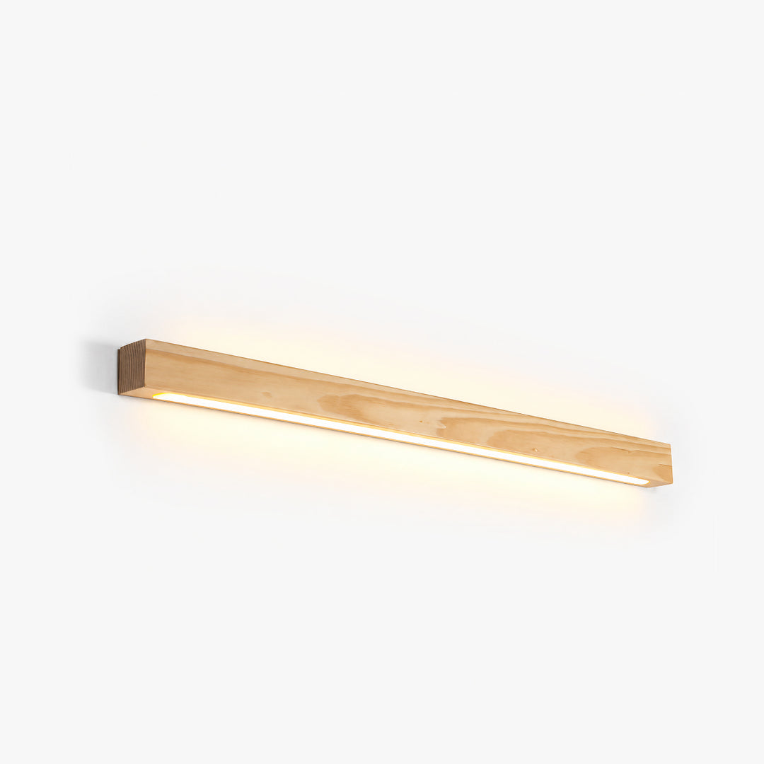 Linvarel Linear Wood Wall Light 17