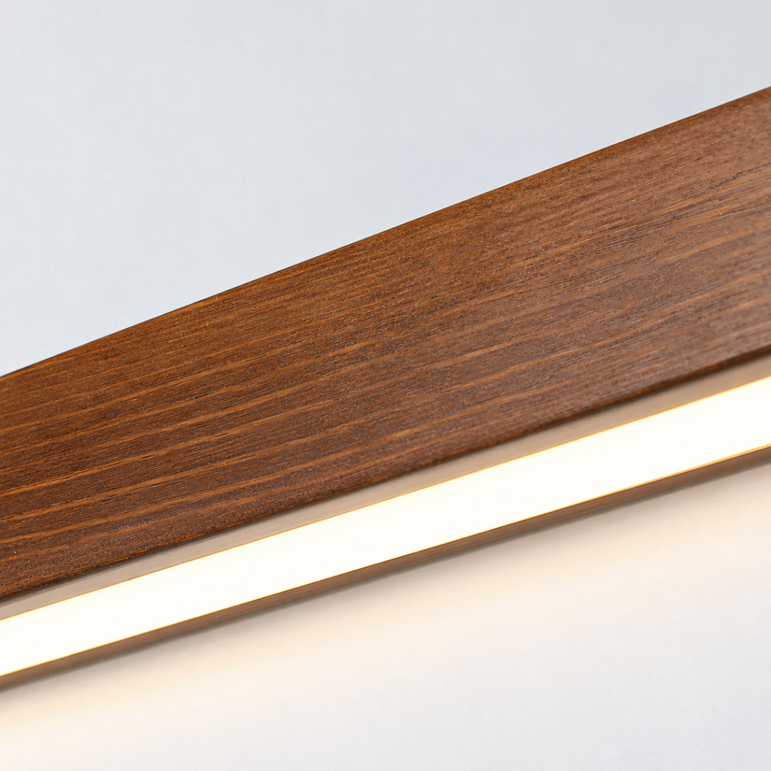 Linvarel Linear Wood Wall Light 7