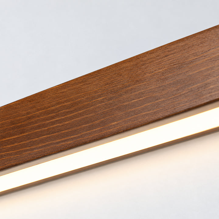Linvarel Linear Wood Wall Light 7