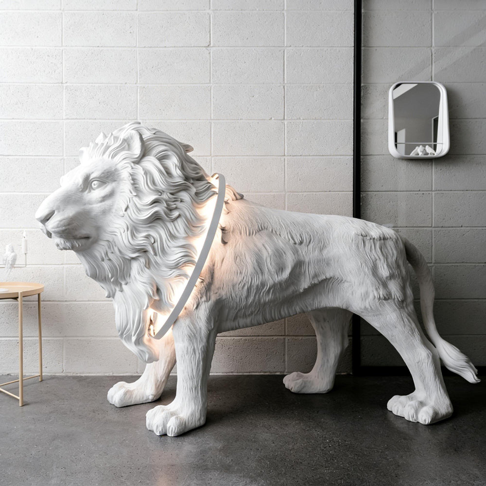Lion Sculpture Floor Lamp 2