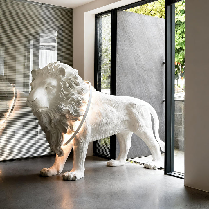 Lion Sculpture Floor Lamp 3