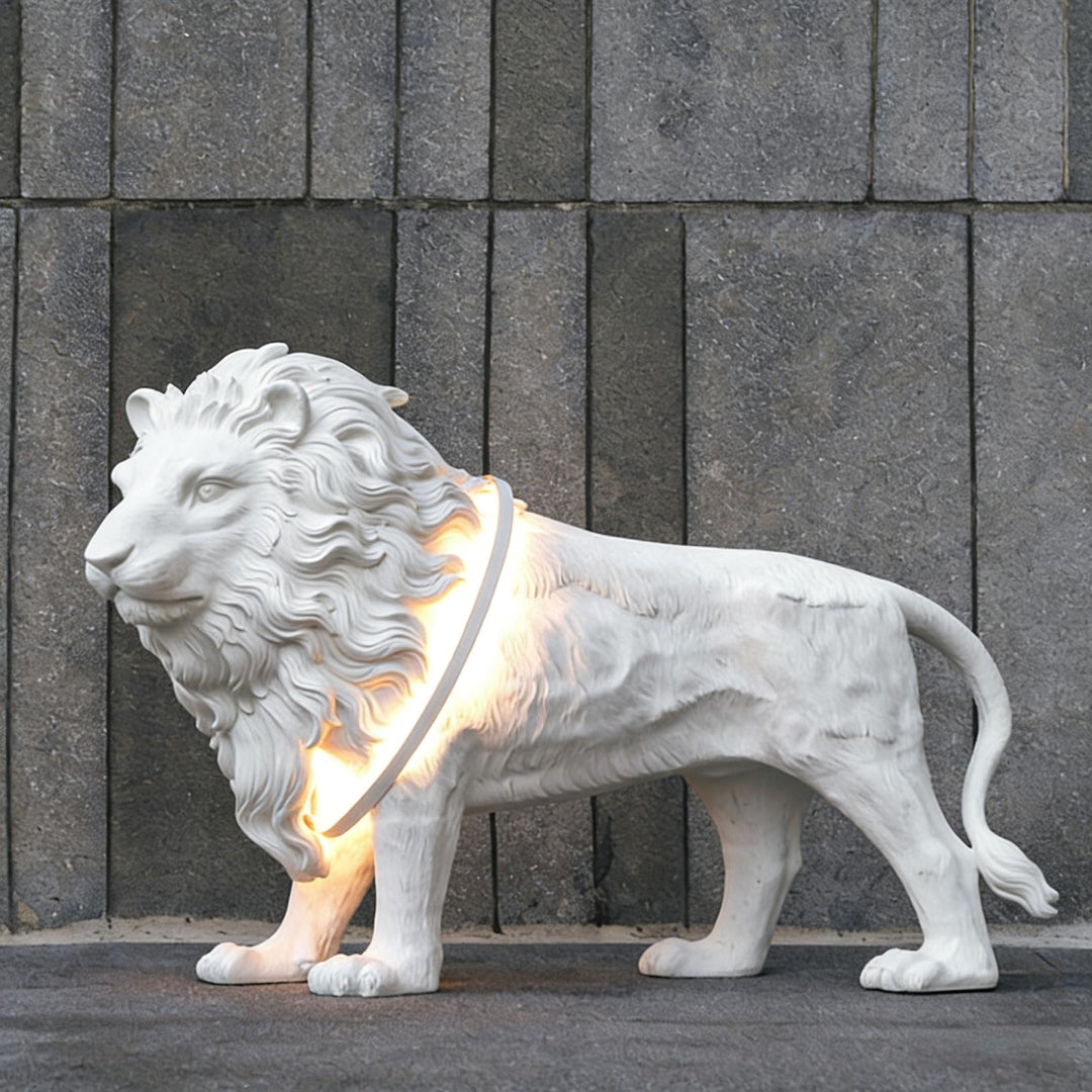 Lion Sculpture Floor Lamp 5