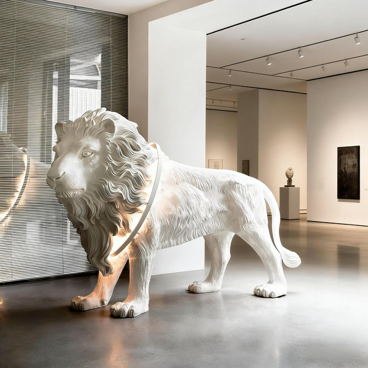 Lion Sculpture Floor Lamp 7