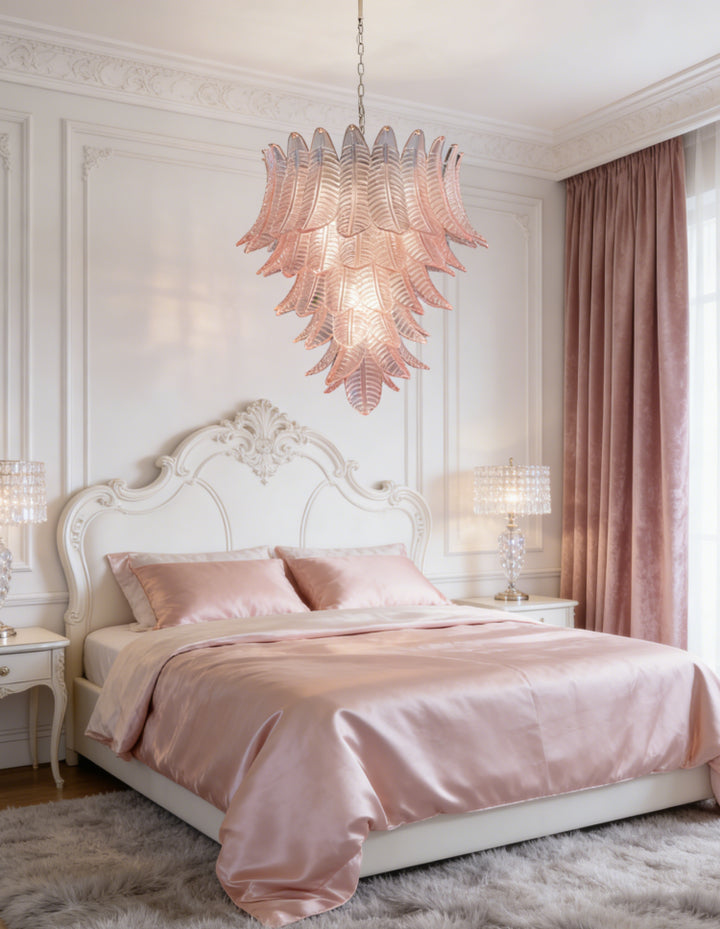 Liora Leaf Murano Glass Chandelier 4