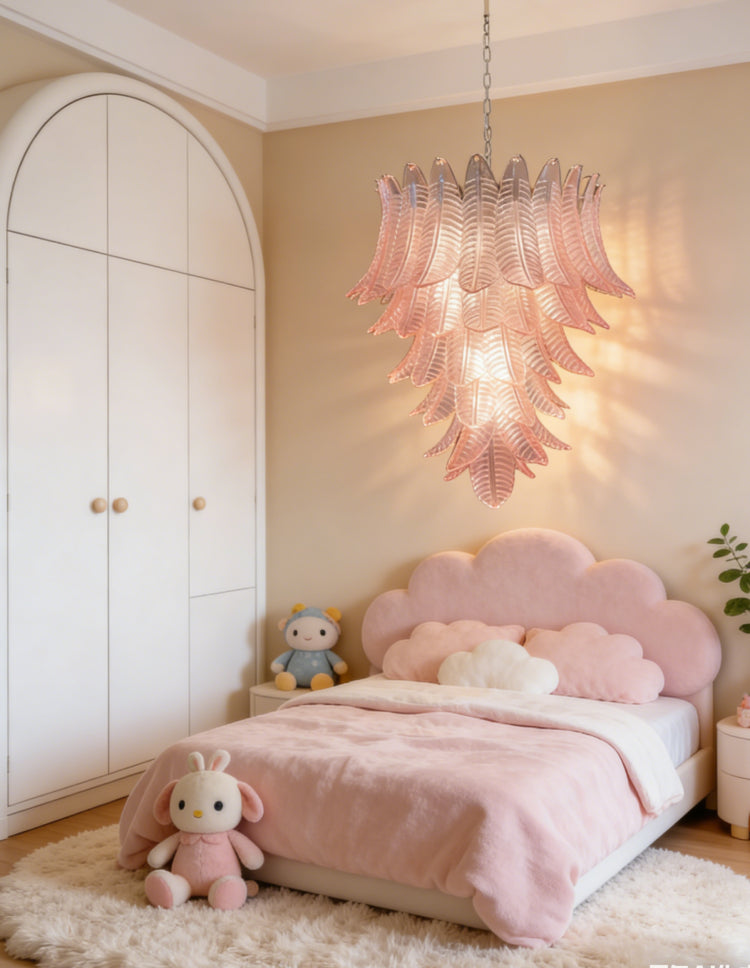 Liora Leaf Murano Glass Chandelier 7