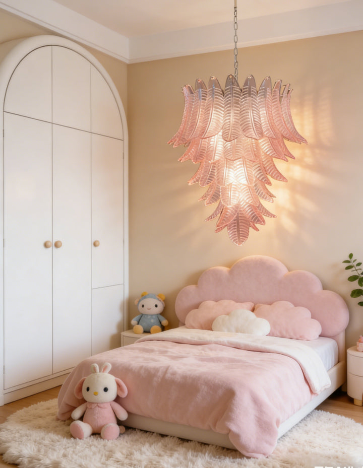 Liora Leaf Murano Glass Chandelier 7