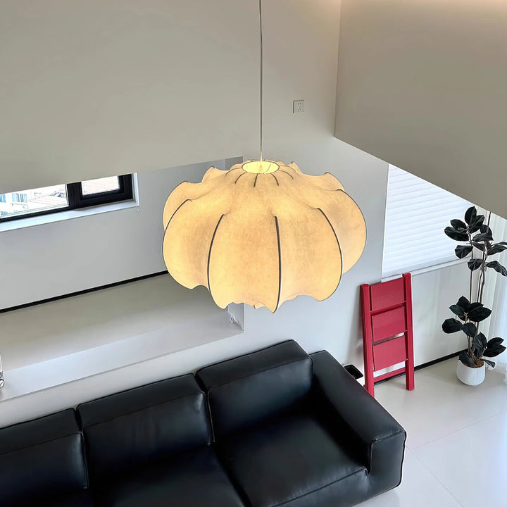 Lotus Silk Pendant Lamp 10