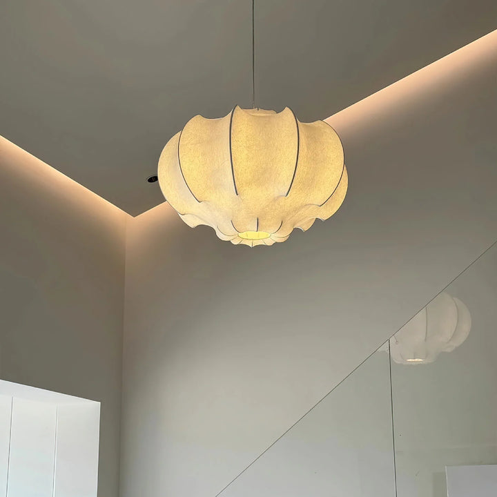 Lotus Silk Pendant Lamp 11