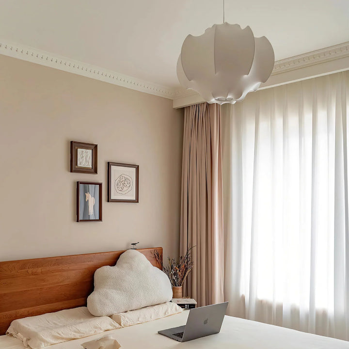 Lotus Silk Pendant Lamp 14