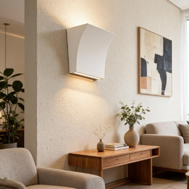 Lume Cast Plaster Wall Lamp 10