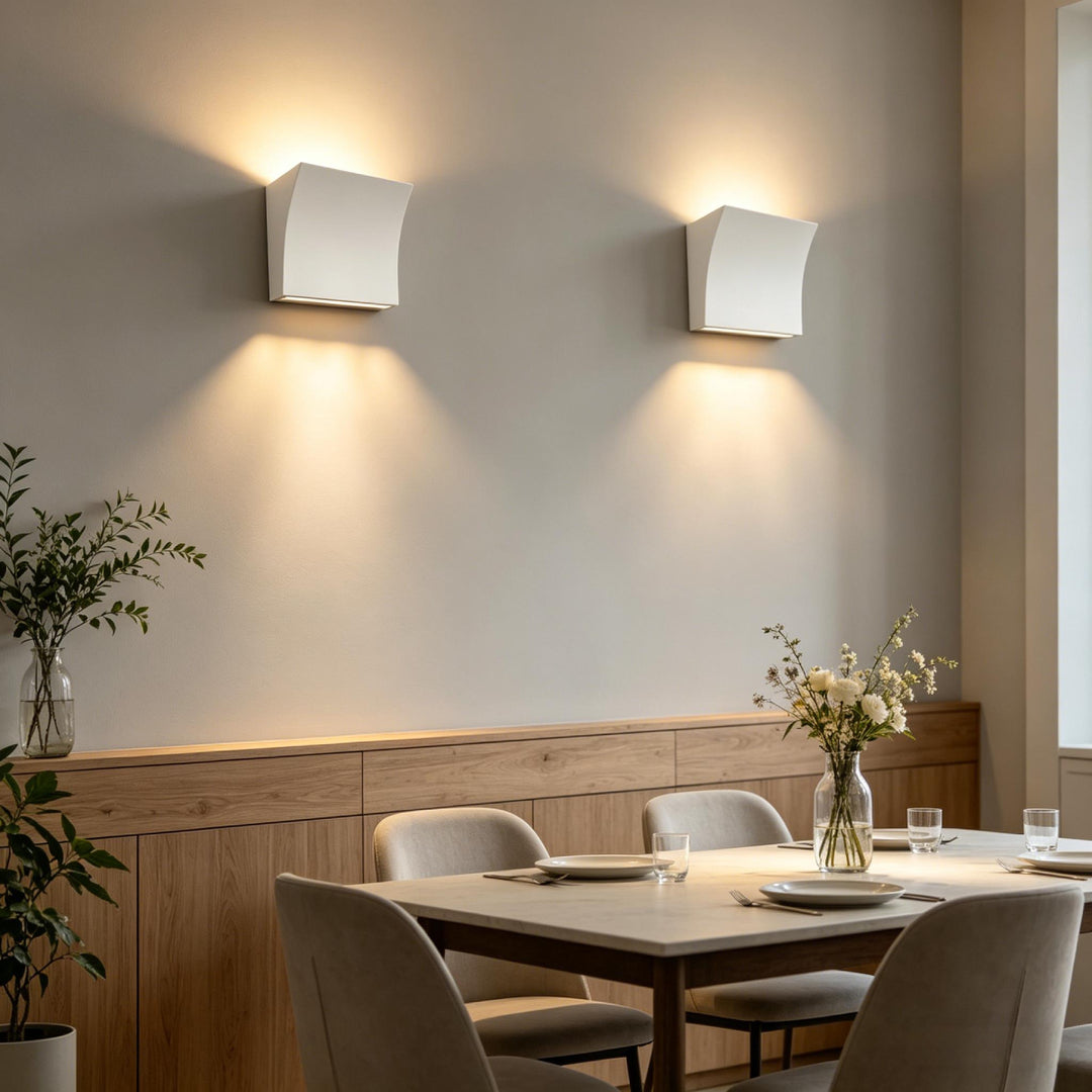 Lume Cast Plaster Wall Lamp 8