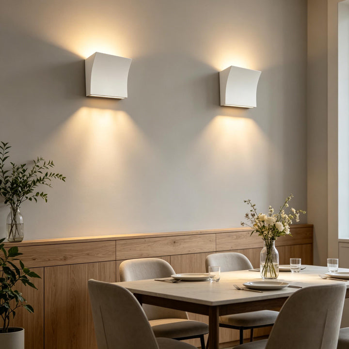 Lume Cast Plaster Wall Lamp 8