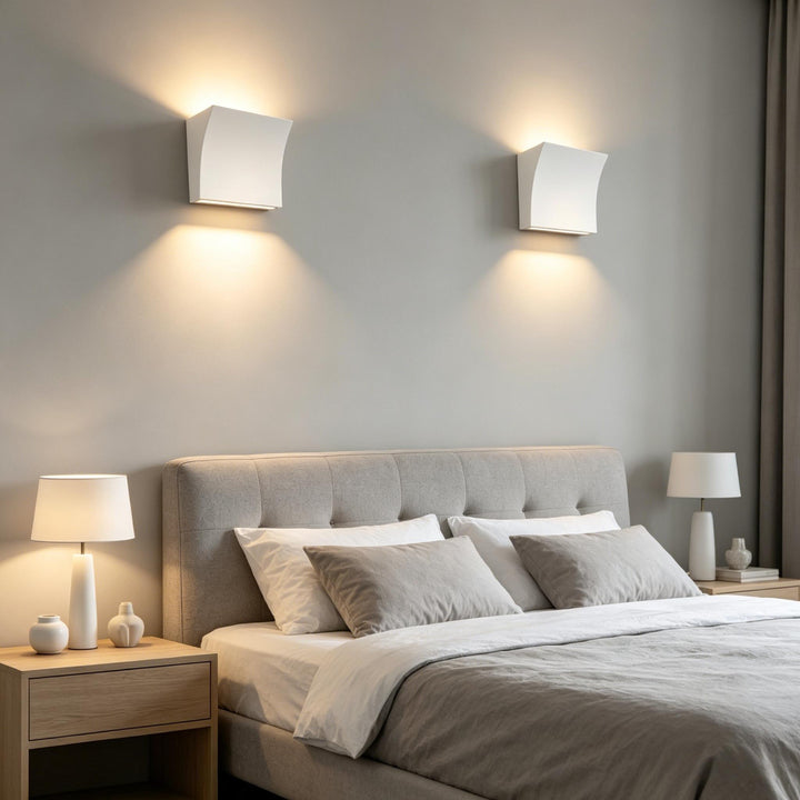 Lume Cast Plaster Wall Lamp 9
