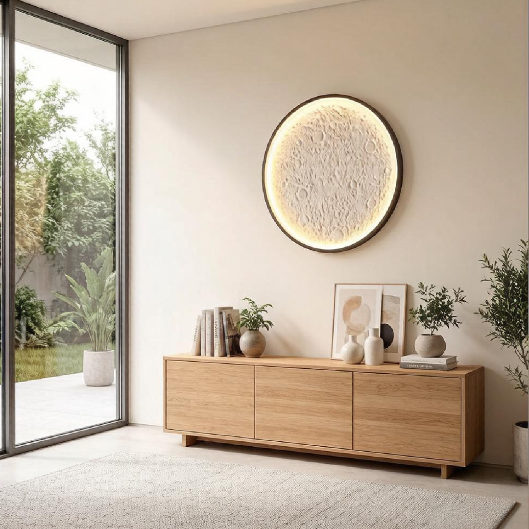 Lumi Moon Plaster Wall Lamp 11