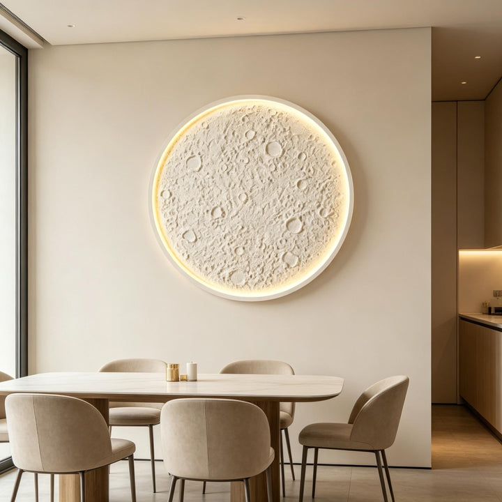 Lumi Moon Plaster Wall Lamp 2