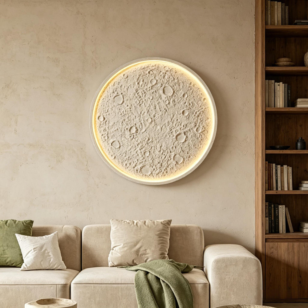 Lumi Moon Plaster Wall Lamp 3