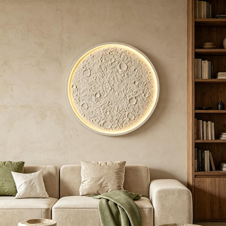 Lumi Moon Plaster Wall Lamp 3