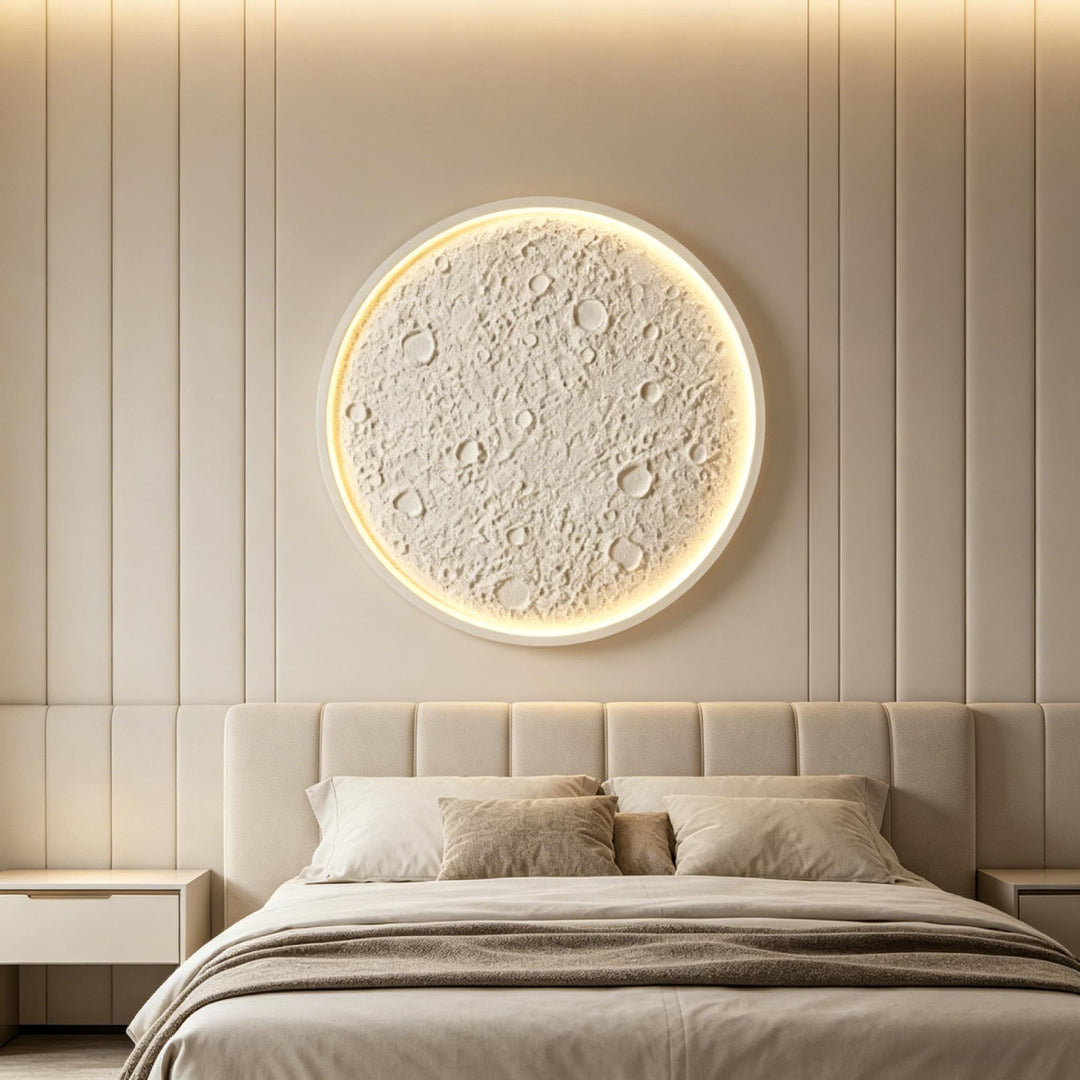 Lumi Moon Plaster Wall Lamp 4