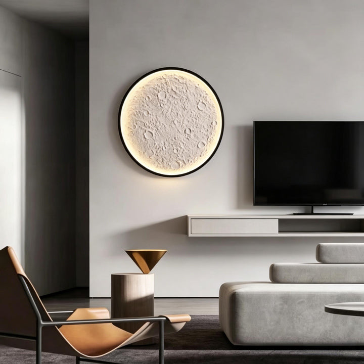Lumi Moon Plaster Wall Lamp 6