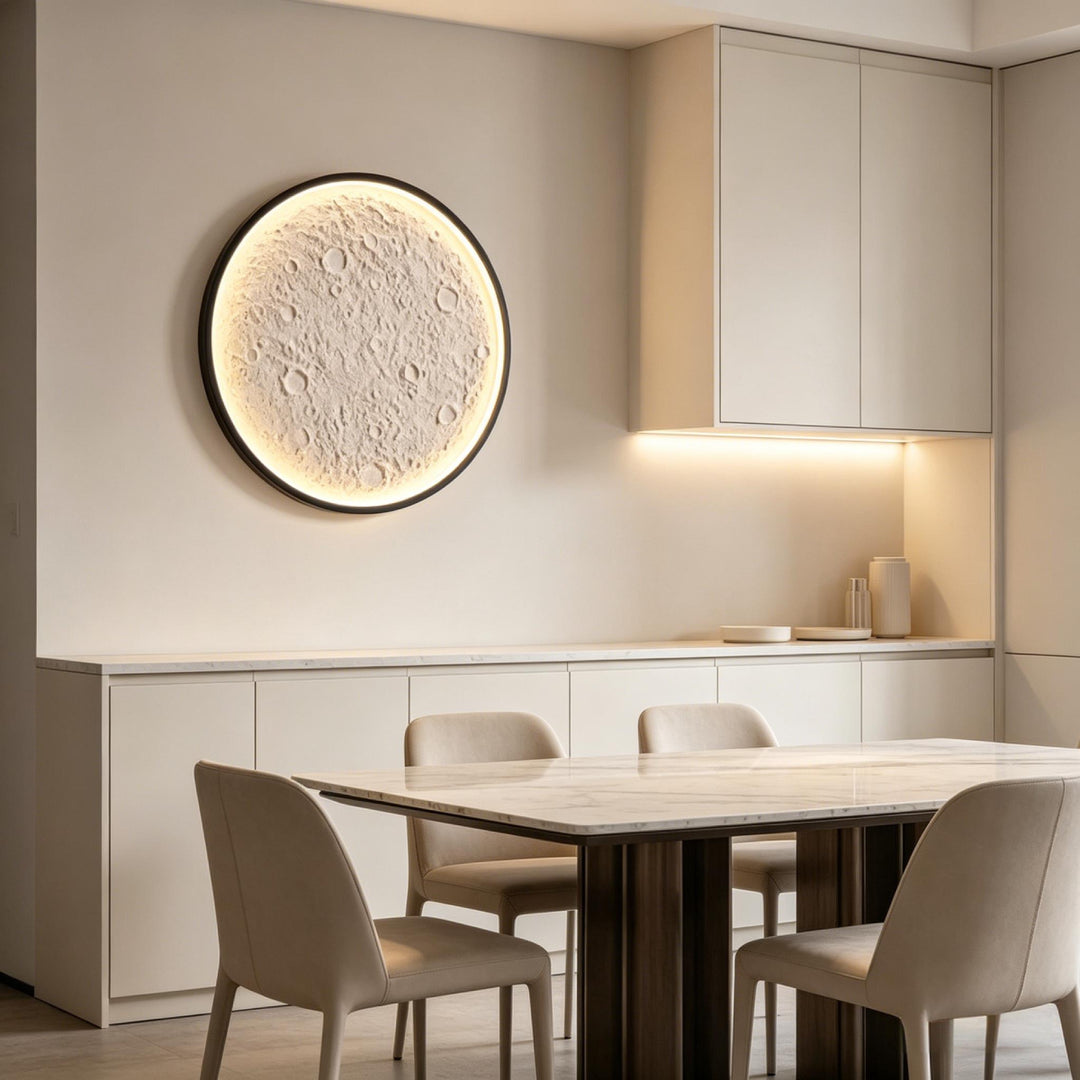 Lumi Moon Plaster Wall Lamp 7